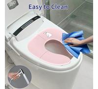 1 pezzo Neonati pieghevole viaggio vasino Coprisedile per fognatura con antiscivolo aspirazione Tazze si adatta rotondo & ovale servizi igienici Tagli UnicaPolipropilene