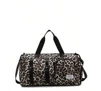 1 pezzo Nuova borsa da viaggio di grande capacità, borsa da viaggio per brevi viaggi, borsa da fitness, borsa casual da donna con stampa leopardata, borsa per maternità per l'ospedale, borga da vacanz