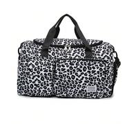 1 pezzo Nuova borsa da viaggio di grande capacità, borsa da viaggio per brevi viaggi, borsa da palestra, borsa casual da donna con stampa leopardata, borsa per maternità per l'ospedale, borga da vacan