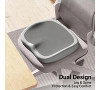 1 pezzo Nuovo cuscino per seduta, realizzato in materiale di schiuma a memoria di forma spessa, fornisce un supporto confortevole per le anche, perfetto per lunghe ore di seduta in ufficio e per gli s