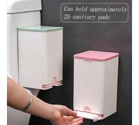 1 pezzo Nuovo distributore di assorbenti igienici montato a parete, scatola portaoggetti per l'igiene femminile in bagno, a prova di polvere e umidità con coperchio, porta assorbenti e tamponi, access