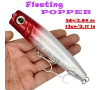 1 pezzo Nuovo modello 2025, esca da pesca galleggiante da 13cm/58g, esca da pesca realisticaper acque dolci e salate Dorso nero e corpo argento,testa rossa,Dorso rosa,Nero indietro blu,Viola dorso arg