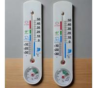 1 pezzo Nuovo termometro da parete per interni ed esterni, design personalizzato, novità ed elegante, rilevamento fisico di temperatura e umidità, adatto per patio, giardino, casa, ufficio, magazzino,