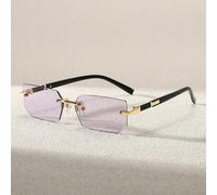 1 pezzo occhiali alla moda con montatura piccola e sottile, stile Y2K unisex, adatti per l estate, la spiaggia, la guida, i look casual chic, che si abbinano bene a maglioni, giacche, felpe con cappuc