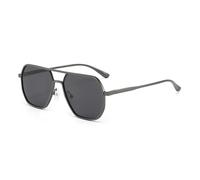 1 pezzo Occhiali di moda alla moda da uomo con design a doppio raggio semplice, adatti per la guida, eleganti accessori da spiaggia, con uno stile da strada e adatti a maglioni, giacche, felpe con cap