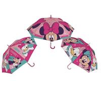 1 Pezzo Ombrello da Pioggia Baby Automatico Minnie Paperina 3 Decori