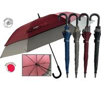 1 Pezzo Ombrello da Pioggia Golf Automatico Bicolore 4 Colori