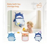 1 pezzo Organizer per il contenimento dei giocattoli da bagno a tema cartoni animati, sacchetti a rete multifunzione per facilitare la conservazione dei giocattoli da bagno del bambino, rete organizza