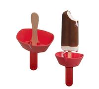 1 pezzo originale gocciolare ghiacciolo Supporto congelato merenda Supporto con Cannucce Tagli UnicaABS