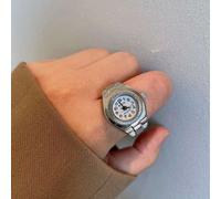 1 pezzo Orologio al quarzo con quadrante a forma di anello e numeri arabi, stile INS, per donne come regalo per studenti che tornano a scuola Tagli Unica