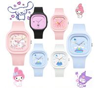 1 pezzo Orologio carino a tema cartoni animati, perfetto per Ognissanti, la stagione scolastica di Pasqua, must have, feste di compleanno e accessori quotidiani, adatto come regalo 1 pezzo Melodia,1 p