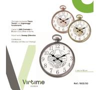 1 Pezzo Orologio da Parete Modello Tascabile 44 x 55 cm 3 Colori