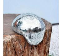 1 pezzo Palla a specchio argento da scioglimento è un buon articolo di decorazione domestica, adatto per ogni tipo di occasione come feste, addii al celibato, Ognissanti, Natale e allestimenti nataliz