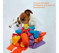 1 pezzo Palla da fiuto per cani, può nascondere snack e bolle, palla di gomma gioco puzzle per sviluppare l'intelligenza e rafforzare il fisico ATTENZIONE: i giocattoli sono solo per animali domestici