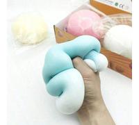 1 pezzo Palla di formaggio fluido extra grande da 11 cm per il sollievo dallo stress, Palla fluida gigante, Bambola squishy grande, Bambola extra grande a lento rimbalzo per il sollievo dallo stress, 