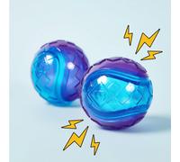 1 Pezzo Palla di gomma per cani infrangibile - Con eccitante verso squittente, perfetta per avventure all'aperto - Adatta per cuccioli di razze piccole e grandi ATTENZIONE: i giocattoli sono solo per 