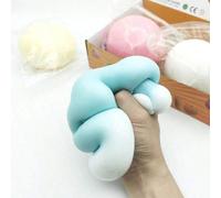 1 pezzo Palla soffice e spugnosa extra large da 10 cm, palla fluida per sollievo dallo stress, giocattolo per lo schiacciamento a lento rimbalzo extra grande, giocattolo per il rilascio della pression