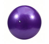1 pezzo Palla yoga extra spessa anti-scoppio - Palla fitness Pilates per equilibrio e allenamento sensoriale, attrezzatura da palestra (foro casuale) Pallone singolo viola da 45 cm,Pallina singola ros