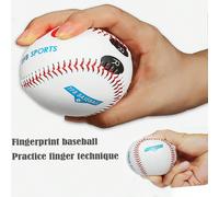 1 pezzo Pallina da baseball standard da 9 pollici, attrezzatura professionale per allenamento con palla morbida/dura con segni per il posizionamento delle dita, riutilizzabile per varie esigenze di al