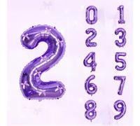 1 pezzo Palloncino in foil bianco a forma di numero 32 pollici e set combinato di 5 pezzi di fiocchi, adatto per matrimoni, compleanni, anniversari, lauree, decorazioni per feste estive 7,5,9,2,3,4,6,