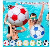 1 pezzo Pallone da calcio gonfiabile in PVC - Adatto per giochi in acqua, divertimento in piscina e attività acquatiche all'aperto. Caratterizzato da un design a tema Coppa del Mondo; essenziale per l