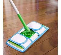 1 pezzo Panno per mocio piatto adesivo in microfibra adattabile, ricambio per testa di mocio rotante senza mani, adatto per la pulizia, idea regalo di Natale Tagli UnicaPoliestere