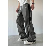 1 pezzo Pantaloni cargo casual con coulisse di colore unito per ragazzi adolescenti, pantaloni cargo in stile streetwear per ragazzi adolescenti 8Y,10Y,14Y,12Y,13Y,16Y,15YBlocchi di colore,LetterePoli