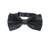 1 pezzo Papillon da uomo tinta unita, cravatta in poliestere a doppio strato per sposo, testimone, cameriere Tagli UnicaColore unicoTessuto