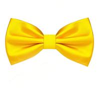 1 pezzo Papillon da uomo tinta unita, papillon in poliestere a doppio strato adatto per sposo, testimone, usciere, presentatore Tagli UnicaColore unicoTessuto