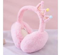 1 pezzo Paraorecchie a forma di orecchie di coniglio con occhi chiusi per bambini, protezione per le orecchie alla moda adatta per feste, attività all'aperto e uso quotidiano Poliestere