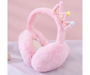 1 pezzo Paraorecchie a forma di orecchie di coniglio con occhi chiusi per bambini, protezione per le orecchie alla moda adatta per feste, attività all'aperto e uso quotidiano Poliestere