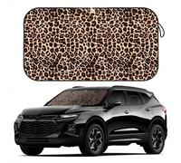 1 pezzo Parasole Premium - Design alla moda con stampa leopardata, accessorio per auto/RV con protezione dal calore, protezione UV e protezione dal gelo 150*70cmPoliestere