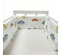 1 pezzo Paraurti per sponde del lettino per bambini, recinzione per letto per bambini adatta per tutte le stagioni, rimovibile, anti-caduta e anti-collisione, morbido, adatto per bambine e bambini, re
