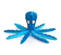 1 pezzo Peluche di polpo blu, giocattolo da masticare e squittente per cani e gatti, pupazzo interattivo per giocare da soli e compagnia ATTENZIONE: i giocattoli sono solo per animali domestici. Tener