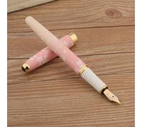 1 pezzo Penna a sfera rosa con fiore di sakura in metallo, forniture per ufficio e scuola (nuovo senza inchiostro) Ritorno a scuola FRame