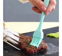 1 pezzo Pennello in silicone per spennellare, resistente al calore, anti-perdita e facile da pulire. Può applicare uniformemente olio d'oliva/olio di arachidi/condimenti/salse per intingere sui cibi.
