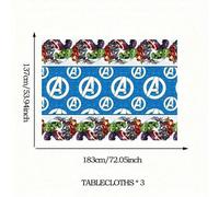 1 pezzo per confezione Tovaglia ufficialmente concessa in licenza Marvel, accessori cool a tema cartoni animati Avengers, decorazioni per feste di compleanno, matrimoni, Natale, ottima scelta come reg
