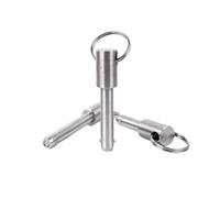 1 pezzo Perno di bloccaggio con testa a sfera da 10mm di diametro, lunghezza di serraggio 50mm Perno a sgancio rapido in acciaio inossidabile per stampi e dispositivi