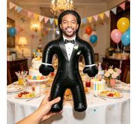 1 pezzo Personalized Inflatable Groom Prop, Customized Inflatable For Bachelor festa And Bridal Shower, Unique Bride Wedding Gift Idea, Fun festa Decoration, Suitable For Mother's Day And Other Specia