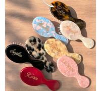 1 pezzo Pettine mini personalizzato con incisione laser, pettine con nome personalizzato, spazzola anti-statica, pettine portatile, regalo per matrimonio, regalo per damigella, regalo di compleanno, g