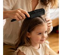 1 pezzo Pettine pieghevole a farfalla per bambini per acconciatura dei capelli e uso domestico neroColore unicoPolipropilene