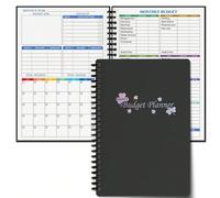 1 pezzo Pianificatore di budget - Organizzatore finanziario mensile con quaderno per il tracciamento delle spese per gestire efficacemente il tuo denaro, pianificatore finanziario/libro contabile senz