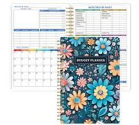 1 pezzo Pianificatore di budget - Organizzatore finanziario mensile con quaderno per il tracciamento delle spese per gestire efficacemente il tuo denaro, pianificatore finanziario/libro contabile senz