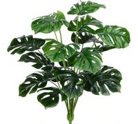 1 Pezzo Pianta Artificiale Albero Con 18 Teste E Grandi Foglie A Dorso Di Tartaruga, Decorazione Domestica, Vaso Per Fiori, Giardino All'aperto, Decorazione Da Giardinaggio, Decorazione Per Sito Di Ma