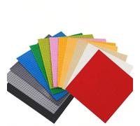 1 pezzo Piastra base 32*32 punti, monofacciale, mattoncini compatibili con i principali marchi, adatto come regalo per Ognissanti/Ringraziamento/Natale/Pasqua Due pezzi di frutta verde 32*32,32*32 ner
