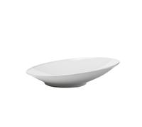 1 Pezzo Piatto Pasta da Tavola Bowl in Porcellana Oblique 30 cm