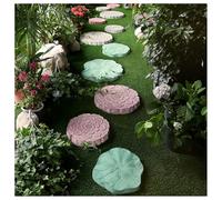 1 Pezzo - Pietre Passaggio Giardino 3D Intagliate A Mano - Pavimentazione Esterno La Decorazione Di Sentieri Su Prato - Pietre Decorative Resistenti Agli(Grey,55x55cm/21.6x21.6")