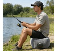 1 pezzo Poltrona gonfiabile portatile, sedia gonfiabile da campeggio e pesca, poltrona reclinabile da esterno per osservare le stelle, gonfiaggio rapido e durevole, leggera, adatta per picnic, campegg