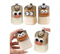 1 pezzo Porta stuzzicadenti creativo, apertura automatica, design a bocca grande, a forma di bocca di salsiccia, stile crema personalizzato, nuovo dispenser portatile per stuzzicadenti a cartone anima
