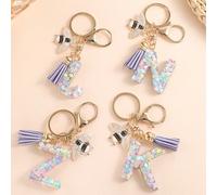 1 pezzo Portachiavi creativo 26 lettere alfabeto, accessorio per borsa per bambini, ciondolo lettera ape, per ragazze B,A,D,F,E,C,G,H,I,J,K,L,M,N,O,P,Q,R,S,T,U,W,V,X,Y,ZGraficoABS